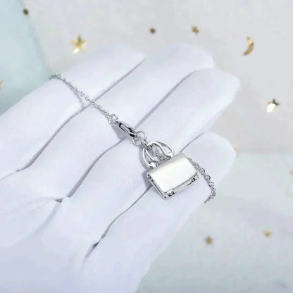 [LumiVibe]AMULETTE PEDANT SILVER NECKLACE