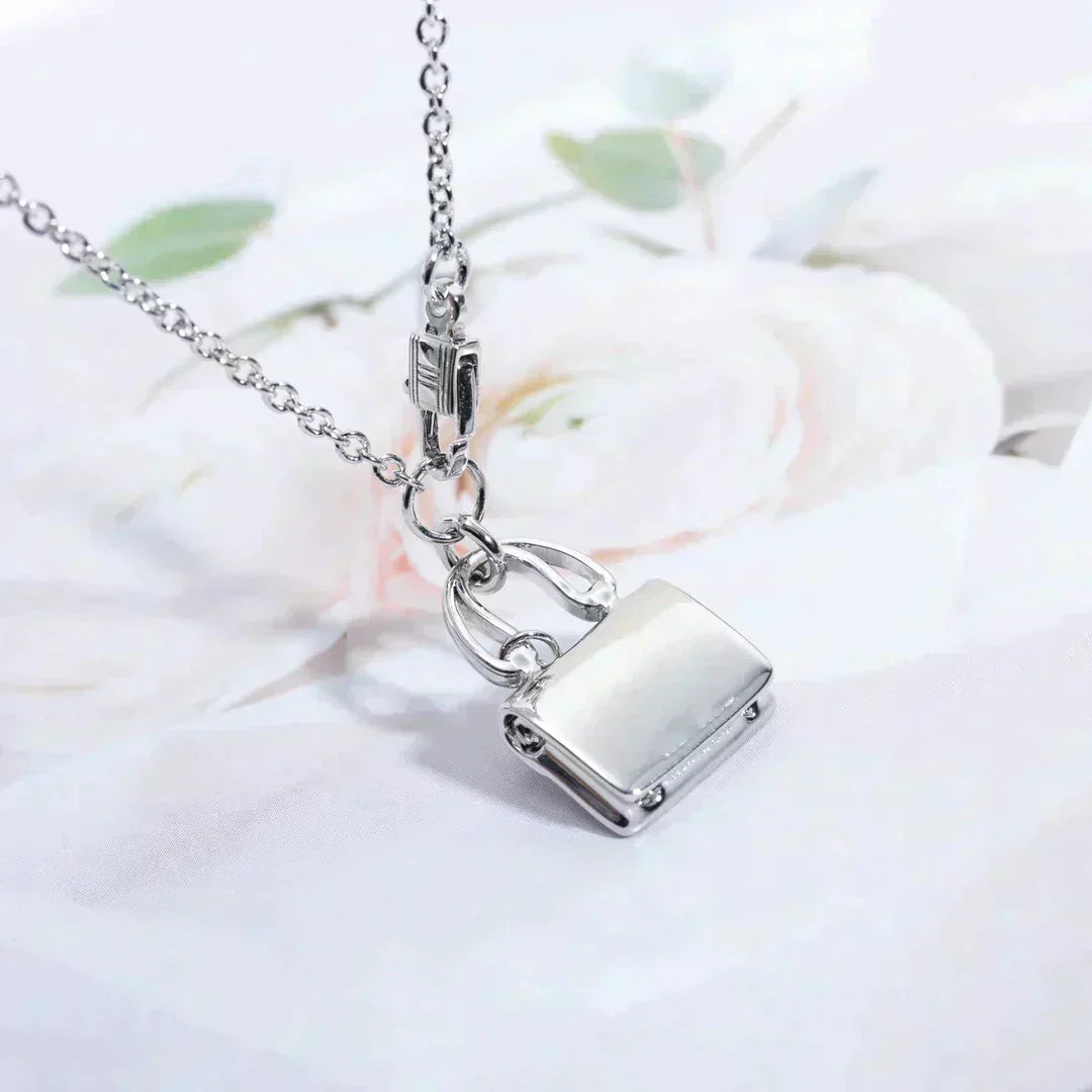 [LumiVibe]AMULETTE PEDANT SILVER NECKLACE