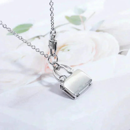 [LumiVibe]AMULETTE PEDANT SILVER NECKLACE