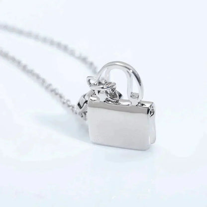 [LumiVibe]AMULETTE PEDANT SILVER NECKLACE