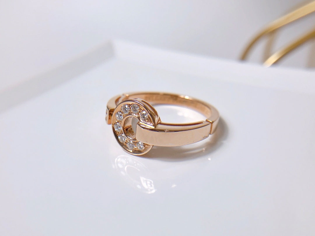 [LumiVibe]DREAM RING DIAMOND PINK GOLD