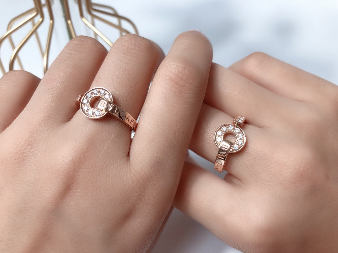 [LumiVibe]DREAM RING DIAMOND PINK GOLD