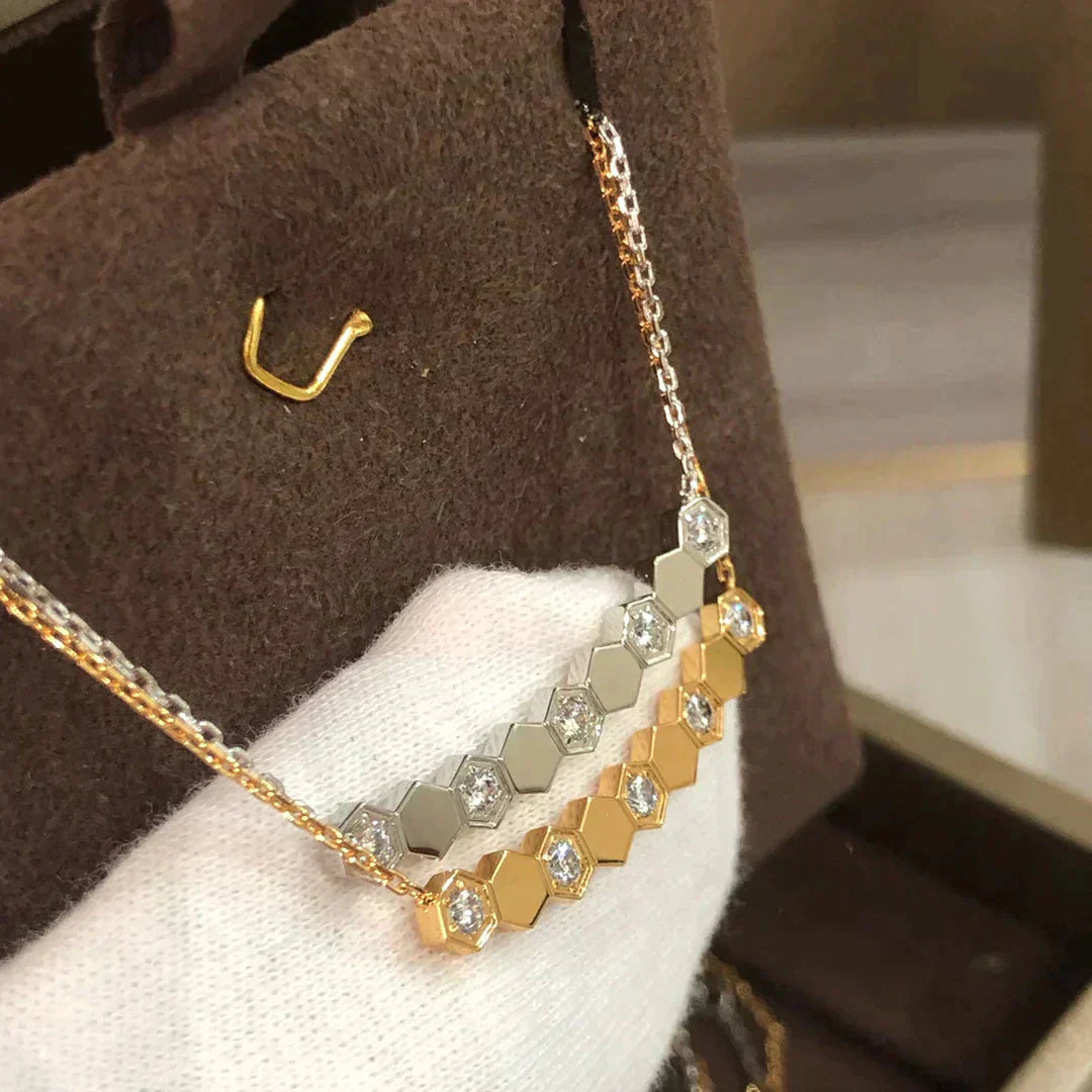 [LumiVibe]BEE LOVE NECKLACE DIAMOND