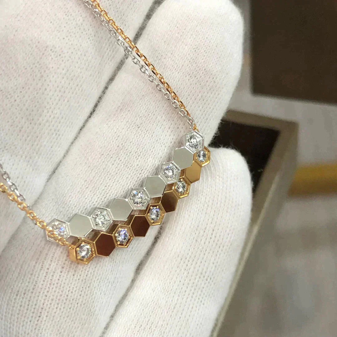 [LumiVibe]BEE LOVE NECKLACE DIAMOND