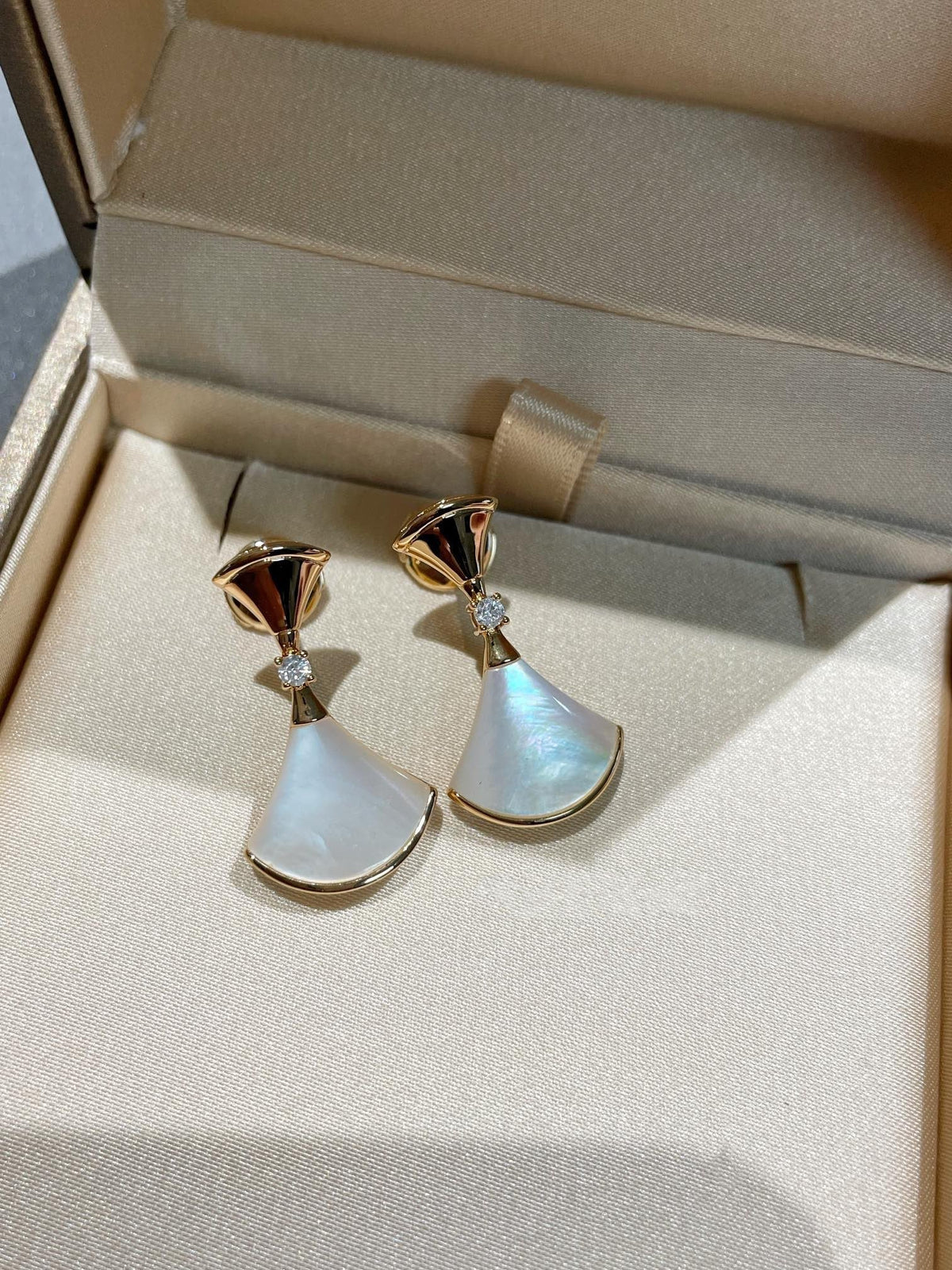[LumiVibe]DREAM MOP 1 DIAMOND EARRINGS