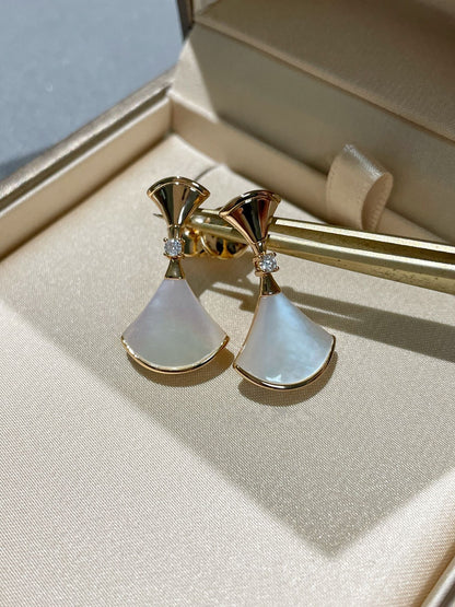 [LumiVibe]DREAM MOP 1 DIAMOND EARRINGS