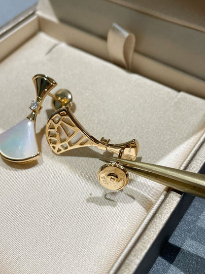 [LumiVibe]DREAM MOP 1 DIAMOND EARRINGS