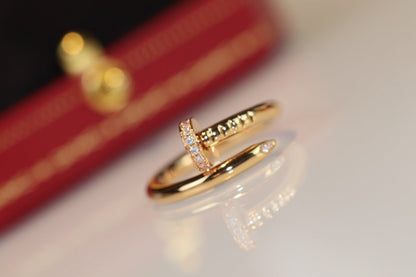 [LumiVibe]JUSTE RING 2.65MM GOLD DIAMOND