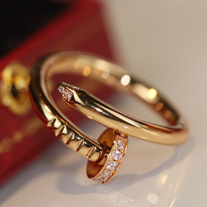 [LumiVibe]JUSTE RING 2.65MM GOLD DIAMOND