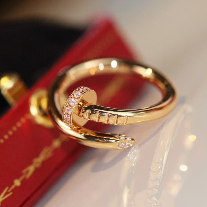 [LumiVibe]JUSTE RING 2.65MM GOLD DIAMOND