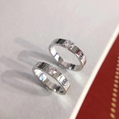 [LumiVibe]LOVE RING 3.6MM 1 BIG DIAMOND