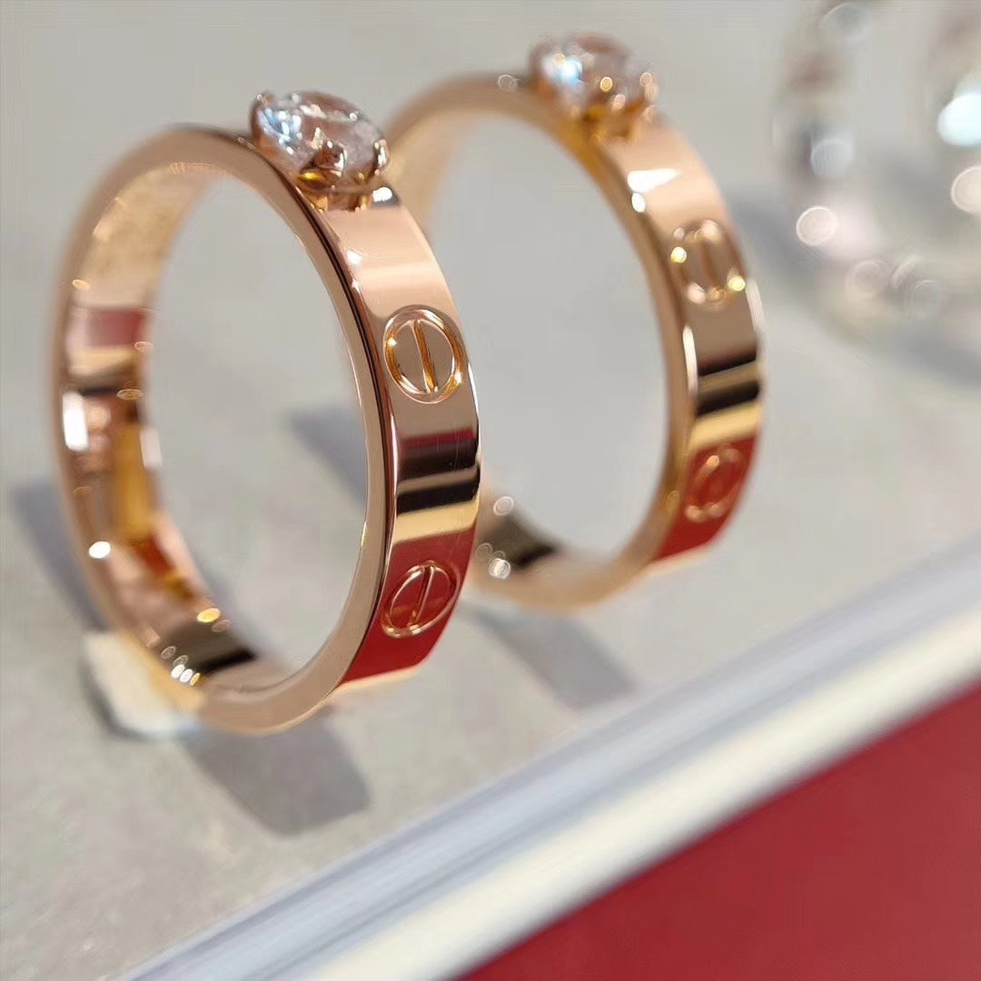 [LumiVibe]LOVE RING 3.6MM 1 BIG DIAMOND