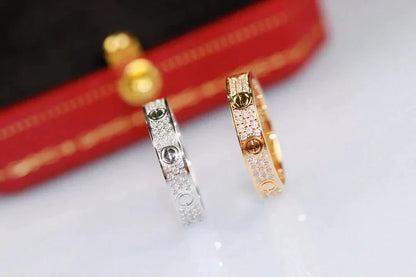 [LumiVibe]LOVE RING 3.6MM DIAMOND PAVED