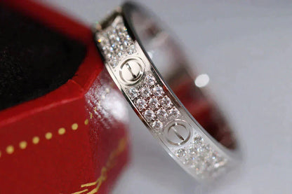 [LumiVibe]LOVE RING 3.6MM DIAMOND PAVED
