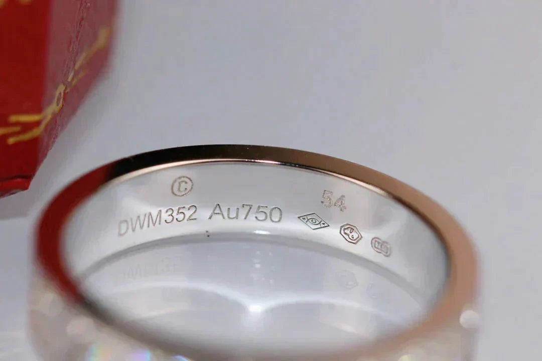 [LumiVibe]LOVE RING 3.6MM DIAMOND PAVED