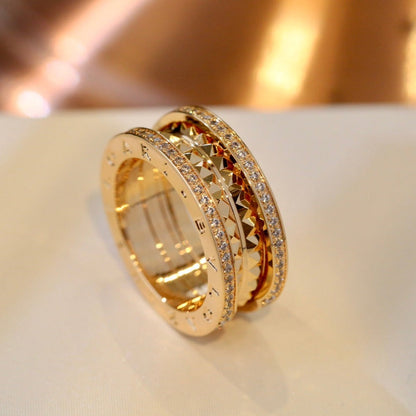 [LumiVibe]ZERO 1 GOLD DIAMOND RING
