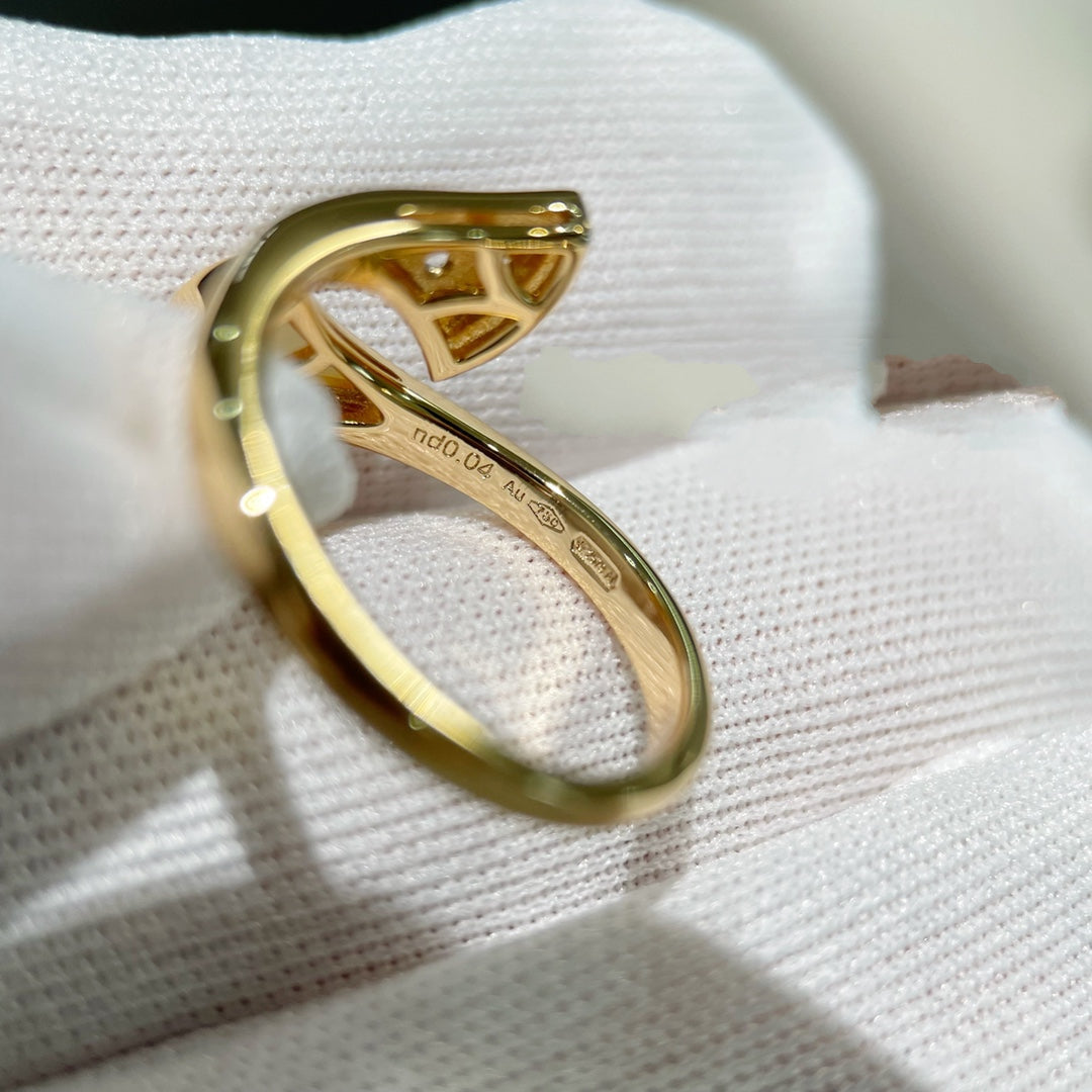 [LumiVibe]DREAM RING PINK GOLD DIAMOND