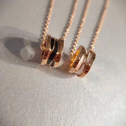 [LumiVibe]ZERO 1 NECKLACE PINK GOLD