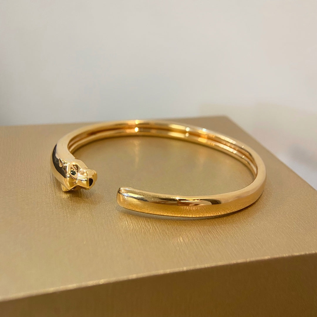 [LumiVibe]PANTHERE GOLD OPEN BRACELET