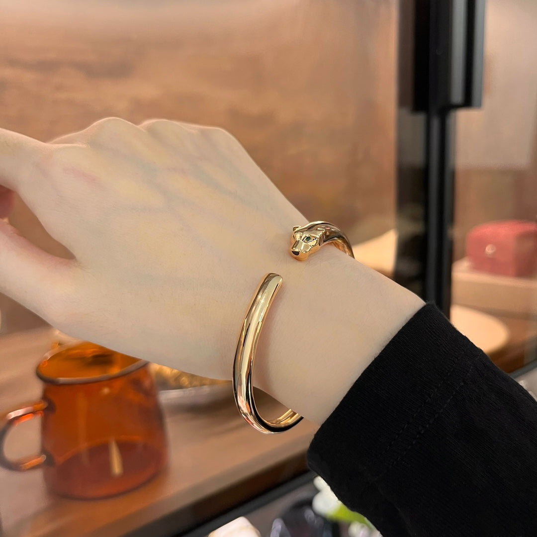[LumiVibe]PANTHERE GOLD OPEN BRACELET