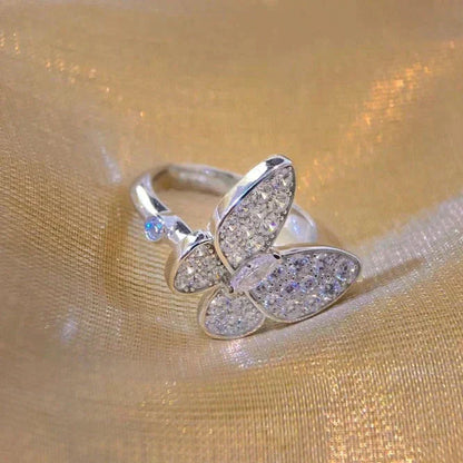 [LumiVibe]BUTTERFLY DIAMOND RING