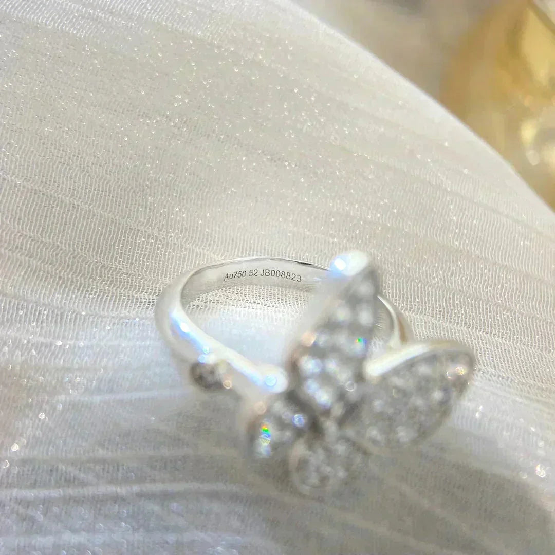 [LumiVibe]BUTTERFLY DIAMOND RING