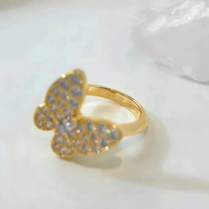 [LumiVibe]BUTTERFLY DIAMOND RING