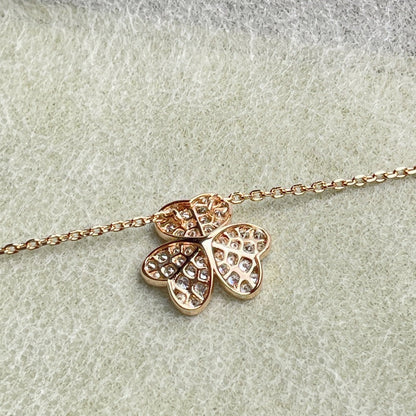 [LumiVibe]FLOWER DIAMOND NECKLACE