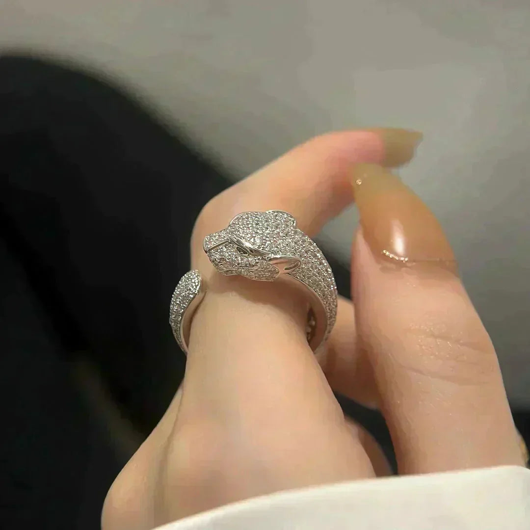 [LumiVibe]PANTHERE 5.5MM ALL DIAMOND RING