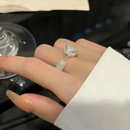 [LumiVibe]PANTHERE 5.5MM ALL DIAMOND RING