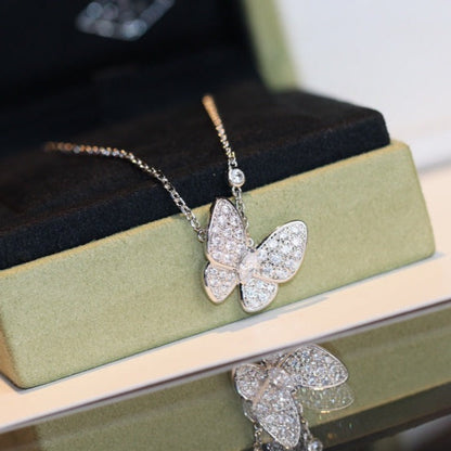 [LumiVibe]BUTTERFLY DIAMOND NECKLACE