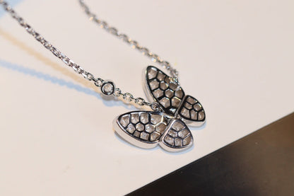 [LumiVibe]BUTTERFLY DIAMOND NECKLACE