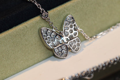 [LumiVibe]BUTTERFLY DIAMOND NECKLACE