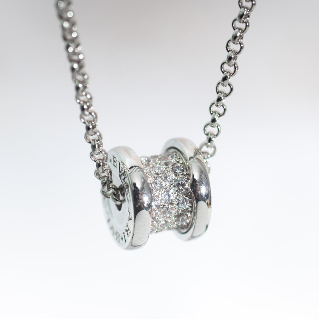 [LumiVibe]ZERO 1 SILVER DIAMOND NECKLACE