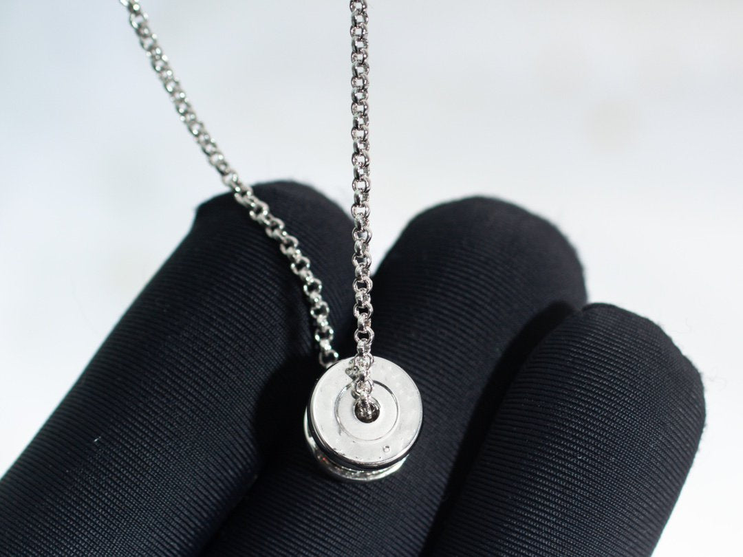 [LumiVibe]ZERO 1 SILVER DIAMOND NECKLACE