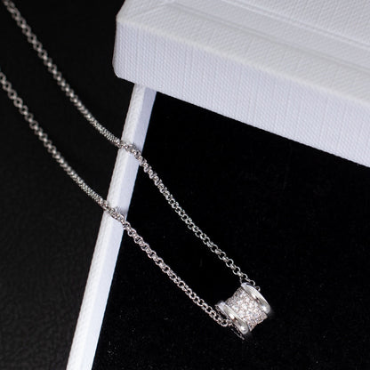 [LumiVibe]ZERO 1 SILVER DIAMOND NECKLACE