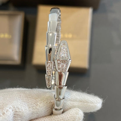 [LumiVibe]SERPENTI BRACELET DIAMONDS SILVER