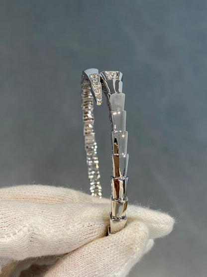 [LumiVibe]SERPENTI BRACELET DIAMONDS SILVER