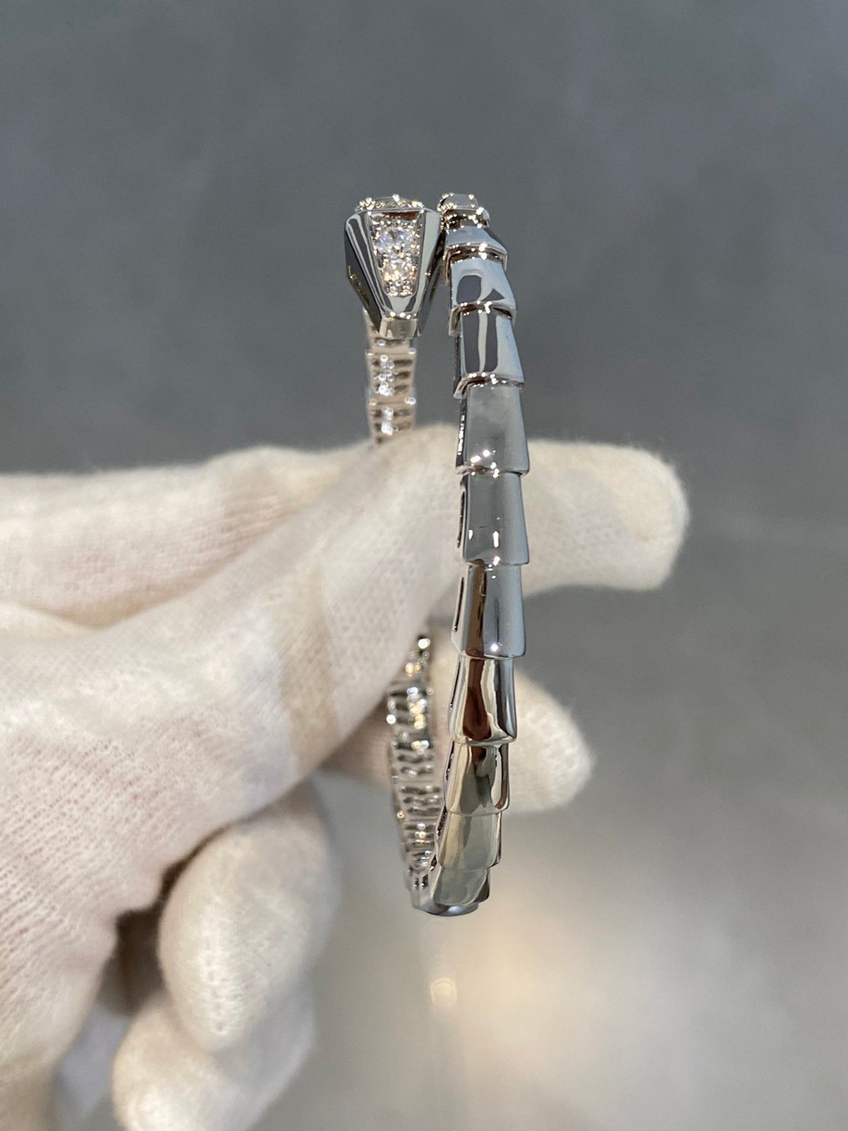[LumiVibe]SERPENTI BRACELET DIAMONDS SILVER