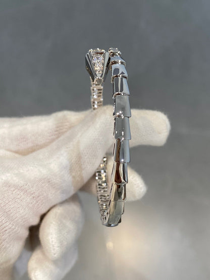 [LumiVibe]SERPENTI BRACELET DIAMONDS SILVER