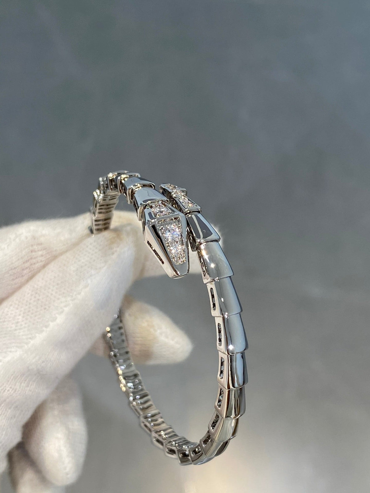 [LumiVibe]SERPENTI BRACELET DIAMONDS SILVER