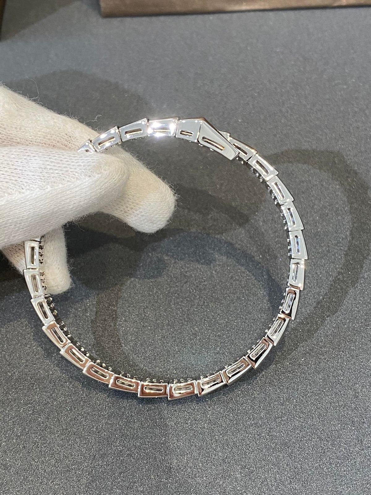 [LumiVibe]SERPENTI BRACELET DIAMONDS SILVER