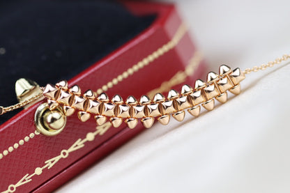 [LumiVibe]CLASH PINK GOLD NECKLACE