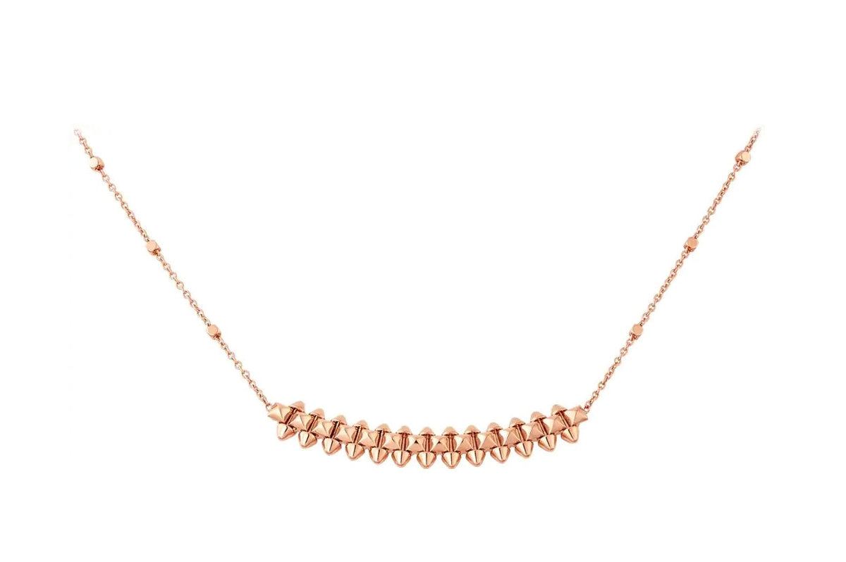 [LumiVibe]CLASH PINK GOLD NECKLACE