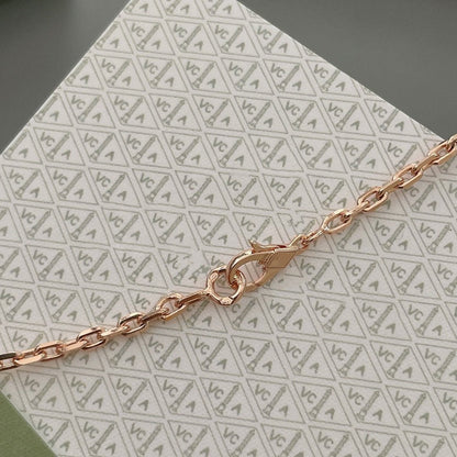 [LumiVibe]LUCKY SPRING 15 MOTIFS ROSE GOLD NECKLACE