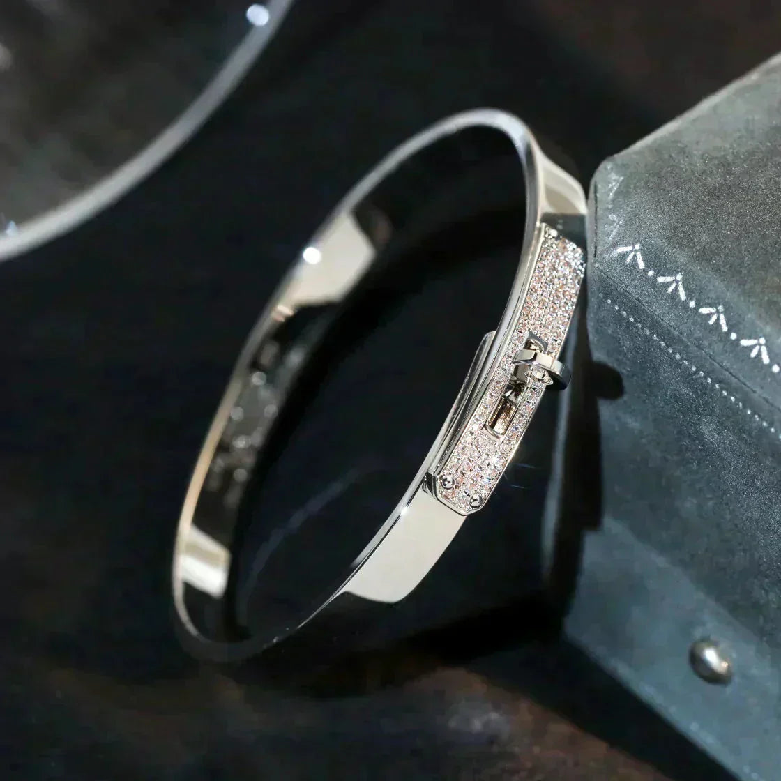 [LumiVibe]KELLY SILVER DIAMOND BRACELET
