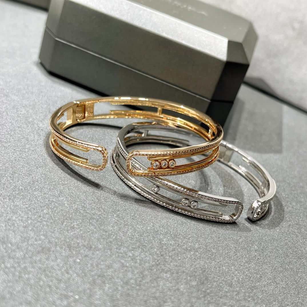 [LumiVibe]MOVE 10TH PAVED DIAMOND BRACELET