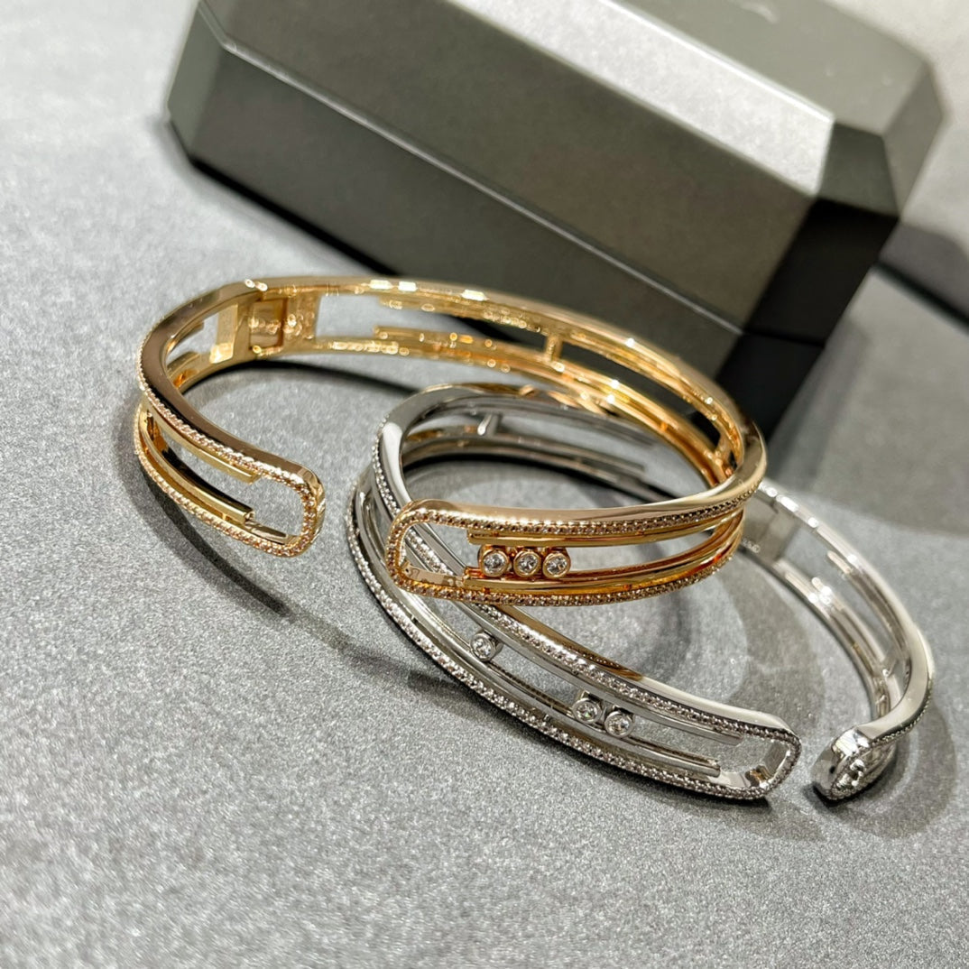 [LumiVibe]MOVE 10TH PAVED DIAMOND BRACELET