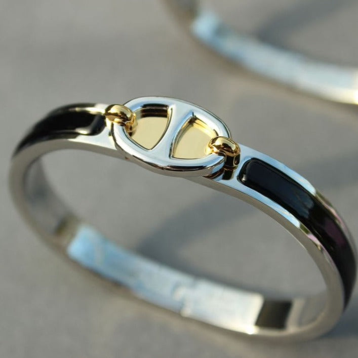 [LumiVibe]CLIC CHAINE SILVER BRACELET
