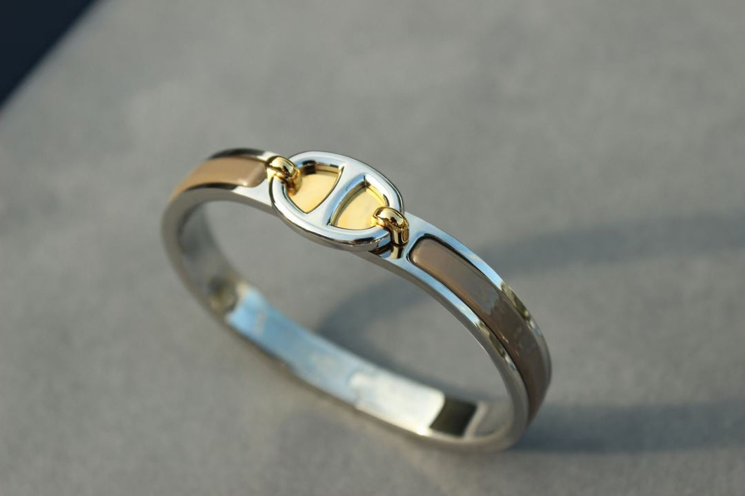 [LumiVibe]CLIC CHAINE SILVER BRACELET